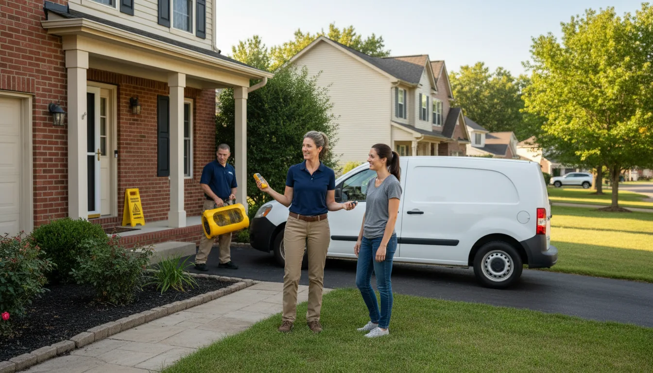Water restoration image for Dehumidification And Cleanup Services in Du Pont, GA